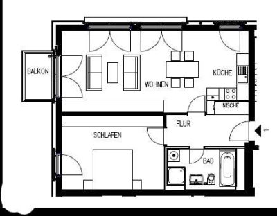 Wohnung 1. OG / Nr. 1