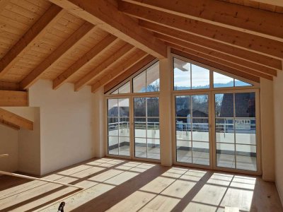 3-Zimmer-Neubau-Dachgeschosswohnung mit großem Südbalkon