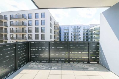Wohnkomfort mit sonnigem Balkon im Neubau "karo & gold": 2 Zi., 42m², EBK
