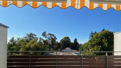 Exklusive 4-Zimmer-Maisonette-Wohnung mit 2 Balkonen, einer Dachterrasse und Fernblick