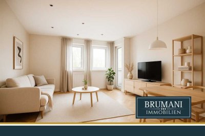 BRUMANI | Geräumige 3-Zimmer-Wohnung mit Loggia, Tageslichtbad und Außenstellplatz in FR-Landwasser