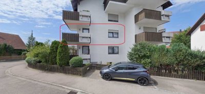Gepflegte 2-Zimmer-Wohnung mit Balkon in Asbach-Bäumenheim