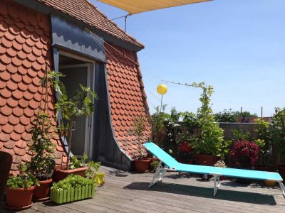 Maisonette, 3 ZKB, Dachterrasse