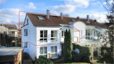 **RESERVIERT** Exklusives Wohnen auf zwei Etagen - 4 Zimmer Maisonette Wohnung inkl. Einbauküche, Ca