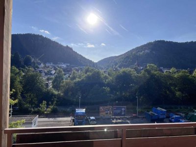 Therme, Natur & Ruhe - 1 Zimmer Wohnung mit Ausblick in Bad Liebenzell