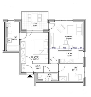Nachmieter gesucht: 01.08. | 3-Raum, 72qm, Dresden Friedrichstadt