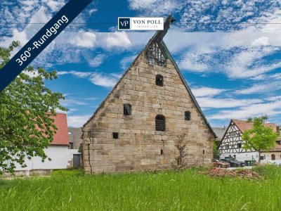 Alte Mauern, neue Ideen – Scheune mit Charme und Potenzial in Rückersdorf mit Denkmalschutz!
