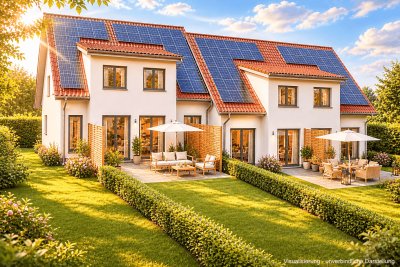 Stilvolle Doppelwohnhäuser mit Flair und eigener Photovoltaikanlage