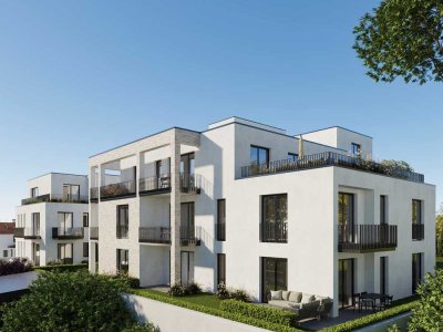 Großzügige Gartenwohnung mit Terrassen und Sonnendeck