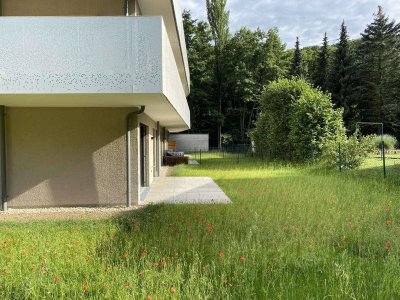 Familienparadies im Grünen: 4-Zimmer-Wohnung mit 240 m² Garten beim Wienerwald - zu kaufen in 2391 Kaltenleutgeben