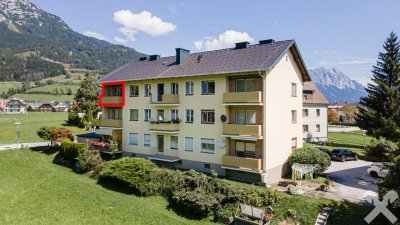 Zentrale 2-Zimmer Wohnung mit Balkon in Gröbming