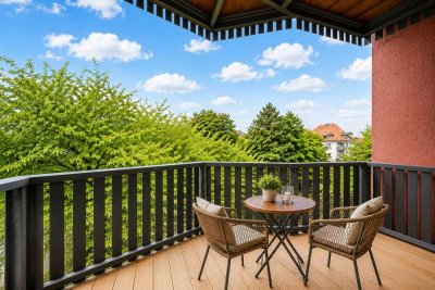Hochwertig sanierte 3-Zimmer-Wohnung: Attraktiver Grundriss, zwei Balkone & vielseitige Nutzbarkeit!