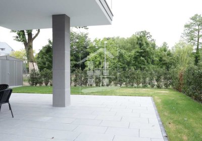 Luxuriöse Neubau Wohnung mit eigenem Garten und Aa-Blick