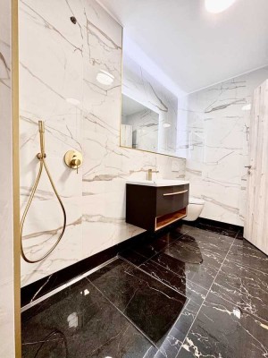 Neubau möblerte 3-Zimmer-Wohnung mit Einbauküche  im Stadtzentrum, als Ferienwohnung geignet