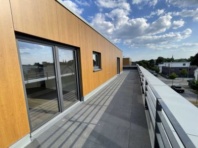 Penthouse-Wohnung mit riesiger Dachtereasse mitten in Lobberich