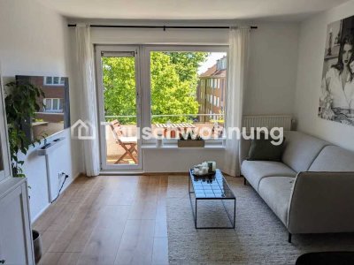 Tauschwohnung: 3 Zi. Wohnung - Balkon, Gartenmitbenutzung, TG Stellplatz