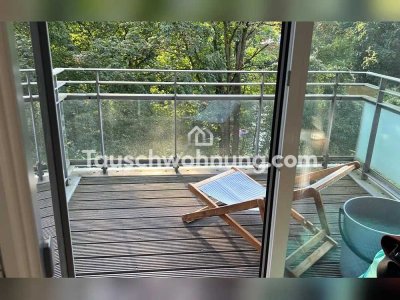 Tauschwohnung: Neubau in Winterhude mit unverbauten Blick auf den Kanal