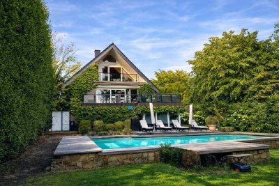 Kein Standardhaus  - Wohnen  mit Pool,  Wellness &Weitblick in Osnabrück