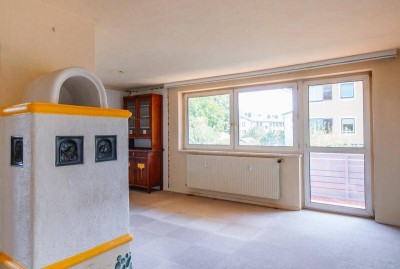 3-Zimmer-Wohnung mit Balkon &amp; Kachelofen