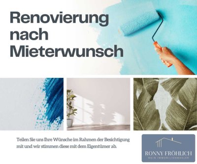 WOW 3-Zimmer-Wohnung in Meinersdorf zu vermieten mit großem Wohnzimmer + XL-Ausstattung + Stellplatz