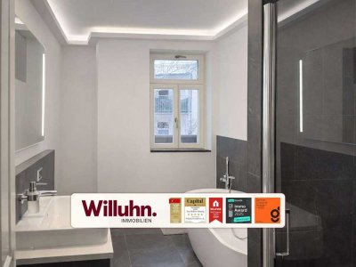 Stilvolle 2-Raum-Wohnung im denkmalgeschützten Altbau | kernsaniert | Balkon | Fußbodenheizung