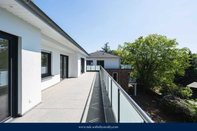 Stilvolle 120 m² mit Dachterrasse und Blick ins Grüne