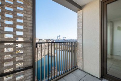 4-Zimmer-Wohnung mit großer Terrasse am Kieler Bootshafen