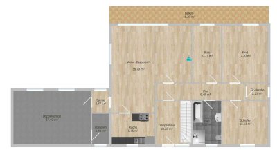 Vorankündigung Erstbezug nach Sanierung: Freundliche 4,5-Raum-EG-Wohnung in Steffenberg