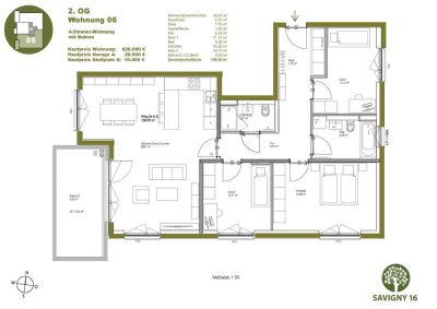 Lichtdurchflutet und großzügig - 4-Zimmer-Whg. mit 13 m² Balkon