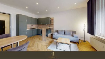 Bremen - Hauptbahnhof • möbilierte 3-Zimmer Wohnung mit Loggia & Einbauküche