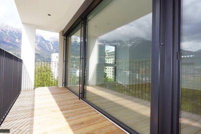 Erstbezug mit Weitblick – stilvolle 3-Zimmer-Mietwohnung im 6. Obergeschoß mit zwei Loggien