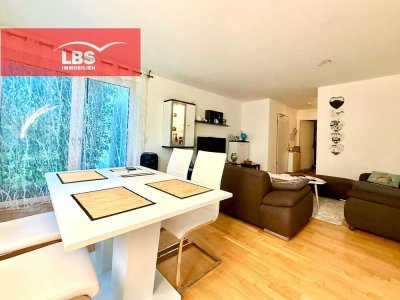 Attraktive 3-Zimmer-Wohnung mit Garten, Terrasse und Tiefgaragenstellplatz in Wiesbaden-Südost