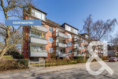 Vermietete Eigentumswohnung mit Balkon in Wandsbek