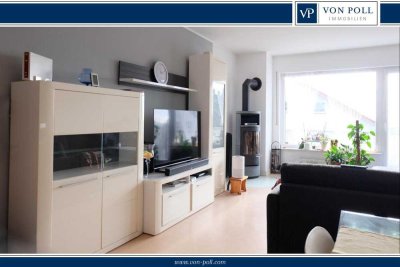 Wohnglück mit Kamin und Balkon – Raum für Ihre Lieblingsmomente