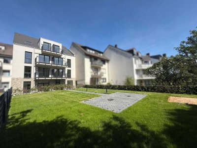 Gut geschnittene 2-Zimmer-Terrassenwohnung mit Hobbyraum, zwei Badezimmer und Einbauküche