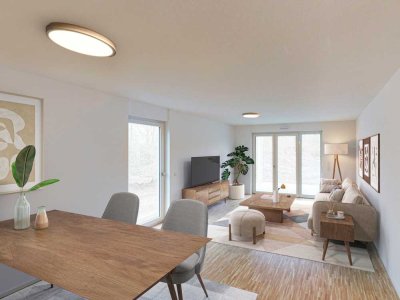 Einziehen und Wohlfühlen: 2-Zimmer-Wohnung mit EBK und Balkon