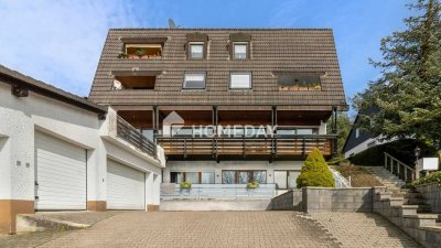 Stilvolle Maisonette-Wohnung mit 2 Balkonen, 2 Terrassen, Kamin und möglicher Gartennutzung