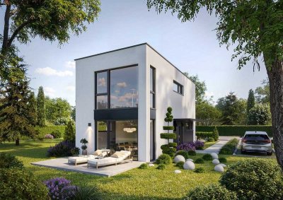Wir bauen schlüsselfertig oder mit Eigenleistung * auf Bauplatz in Karlsbad-Spielberg