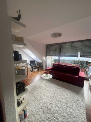 Schöne, moderne 2-Zimmer Wohnung in Burlafingen (50qm mit Balkon, Keller und Carport)