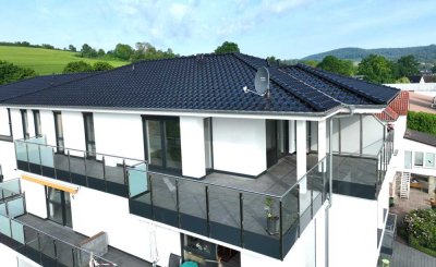 Exklusive 2,5-Raum-Penthouse-Wohnung mit Balkon in der Seniorenresidenz Riverside - care &  living