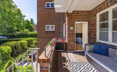 Idylle trifft Urbanität: Charaktervolle Altbau-Gartenwohnung nahe der Waitzstraße