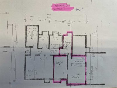Schöne gepflegte 2 Zimmer Wohnung Einbauküche in Büsingen