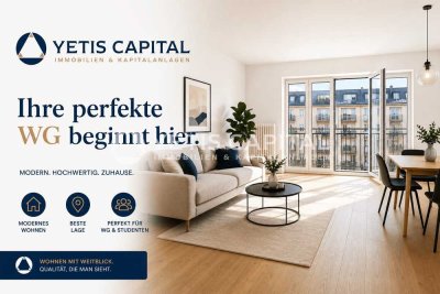 NEU: PERFEKT ALS WG IM BELGISCHEN VIERTEL - NEU MODERNISIERT MIT BALKON + PROVISIONSFREI+