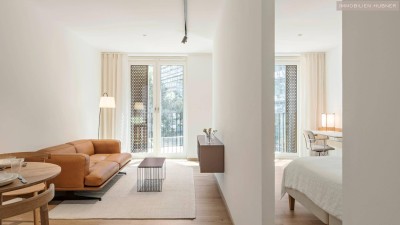 Urbaner Rückzugsort in den DC-Flats mit Terrasse – Wohnen auf höchstem Niveau!