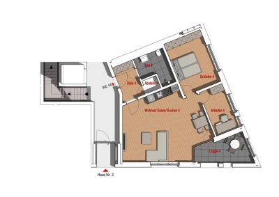 Einziehen und fertig - schöne lichtdurchflutete Neubauwohnung nahe Kreuzkirche