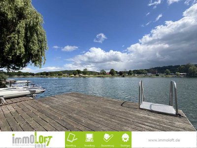 Ferienhaus mit privater Sauna und Seeblick in Vlotho!