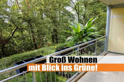 Gemütliche 2 Zimmer mit geräumigen Wohnzimmer und Küche mit Fenster - direkt am Stadtpark mit Balkon