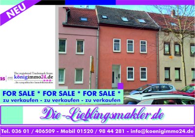 san. EF-Reihenhaus (2 ZKB, Ankleide) | Einliegerappartement (1-ZKB) | Mühlhausen/ Thür.