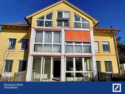Helle 2-Zimmer Wohnung mit Wintergarten 
in Feldkirchen bei München
