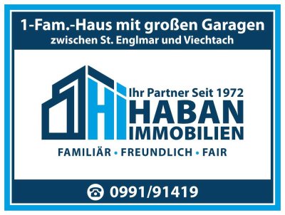 1-Fam.-Haus mit großen Garagen zw. St. Englmar und Viechtach